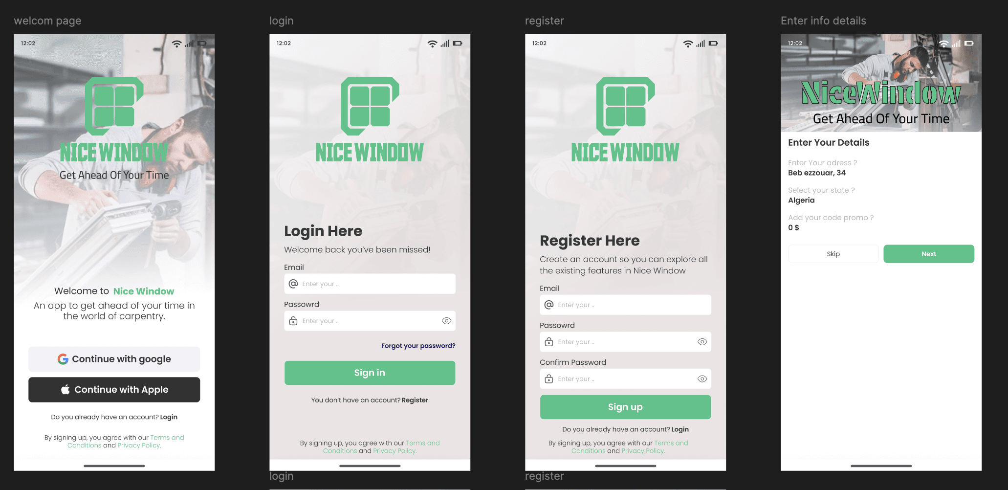 Nice WIndow UI/UX Design